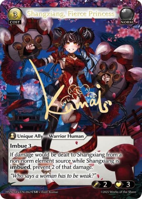 Shangxiang, Fierce Princess (CSR)