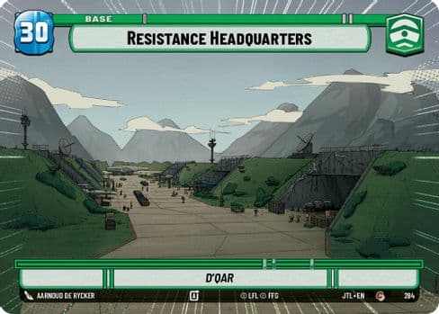 Resistance Headquarters // TIE Fighter (Hyperspace)