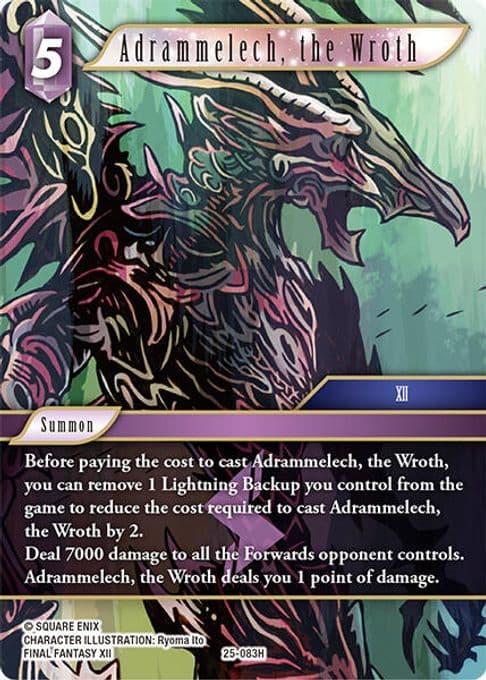 Adrammelech, the Wroth