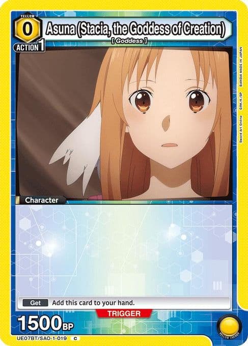 Asuna (Stacia, the Goddess of Creation) (019) (Box Topper Foil)