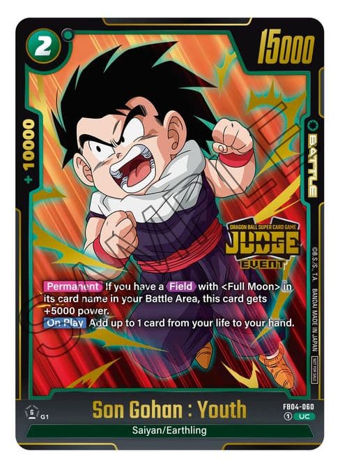 Son Gohan : Youth (Judge Pack (Event Judge) 03)