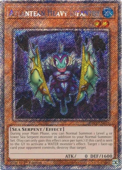 Atlantean Heavy Infantry (Platinum Secret Rare)
