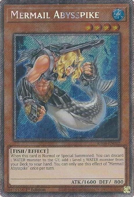 Mermail Abysspike (Platinum Secret Rare)