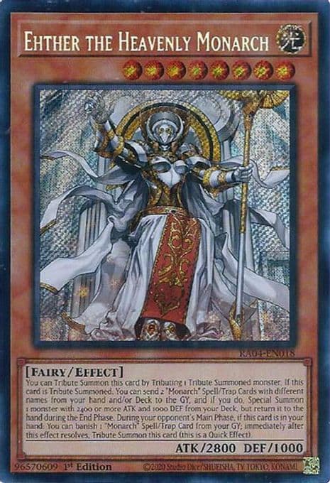 Ehther the Heavenly Monarch (Secret Rare)