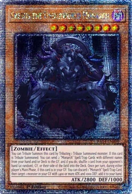 Erebus the Underworld Monarch (Quarter Century Secret Rare)