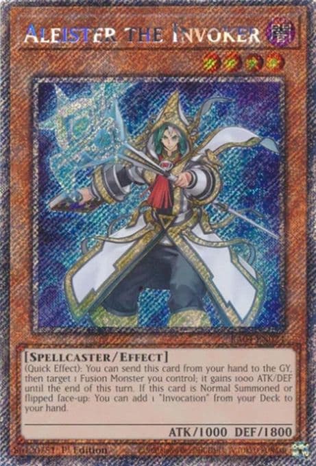Aleister the Invoker (Alternate Art) (Platinum Secret Rare)