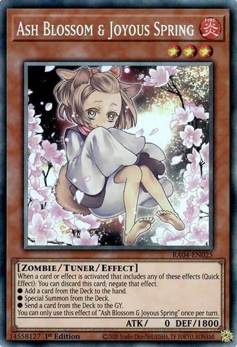 Ash Blossom & Joyous Spring (Alternate Art) (PCR)