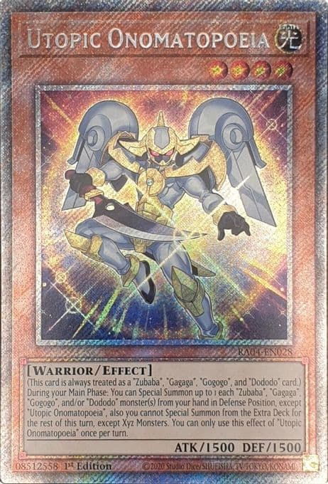 Utopic Onomatopoeia (Platinum Secret Rare)