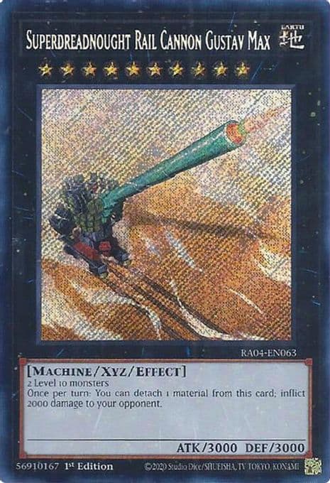 Superdreadnought Rail Cannon Gustav Max (Secret Rare)