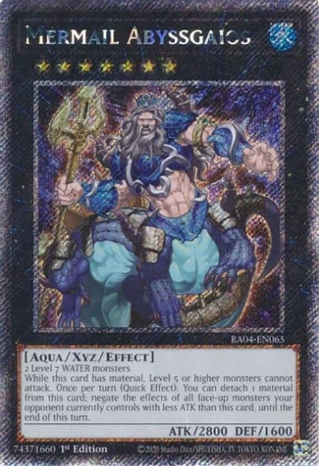 Mermail Abyssgaios (Platinum Secret Rare)