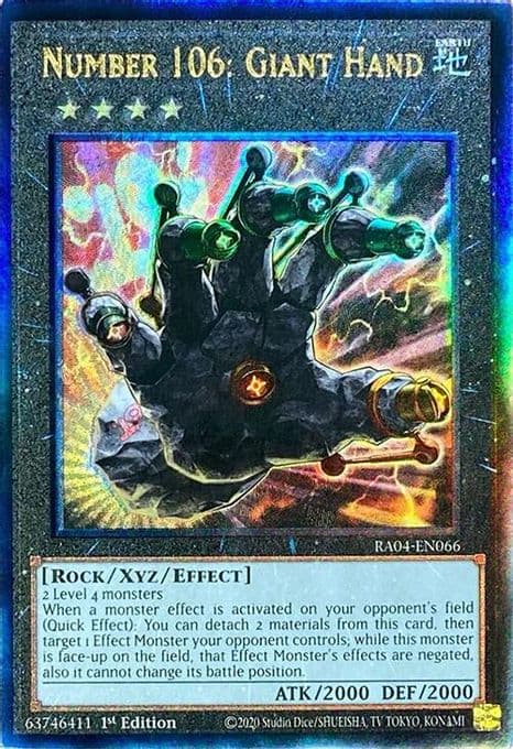 Number 106: Giant Hand (PUR)