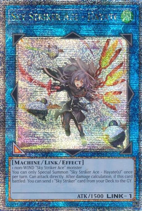 Sky Striker Ace - Hayate (New Art) (Quarter Century Secret Rare)