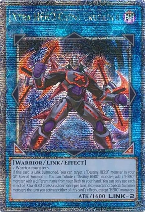 Xtra HERO Cross Crusader (Quarter Century Secret Rare)