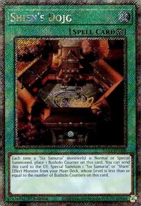 Shien's Dojo (Platinum Secret Rare)