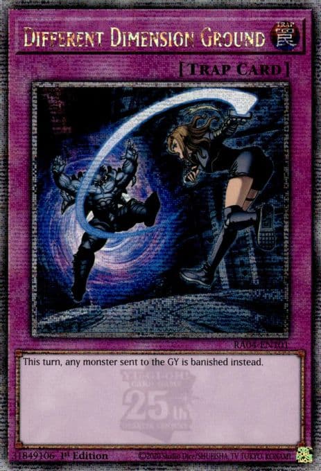 Different Dimension Ground (Quarter Century Secret Rare)