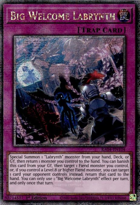 Big Welcome Labrynth (Quarter Century Secret Rare)