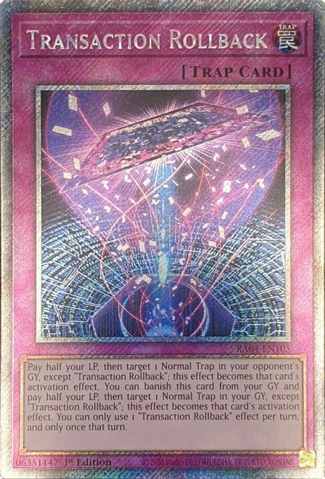 Transaction Rollback (Platinum Secret Rare)