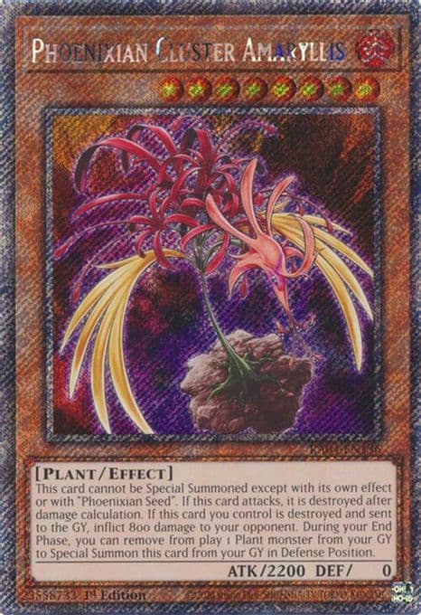 Phoenixian Cluster Amaryllis (Platinum Secret Rare)