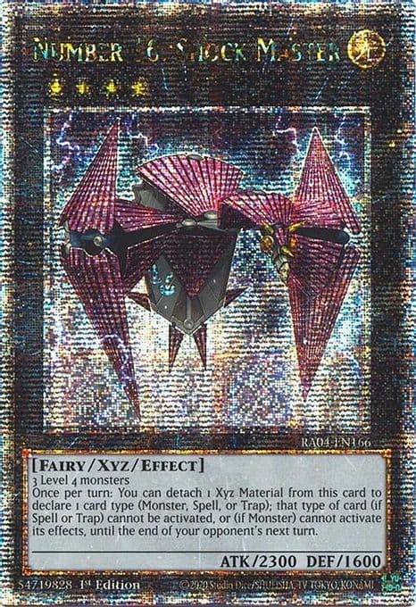 Number 16: Shock Master (Quarter Century Secret Rare)