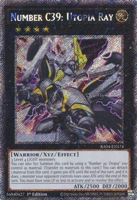 Number C39: Utopia Ray (Platinum Secret Rare)