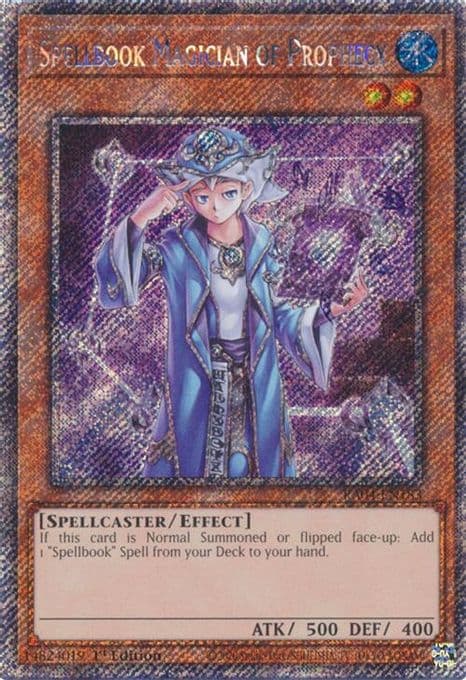 Spellbook Magician of Prophecy (Platinum Secret Rare)