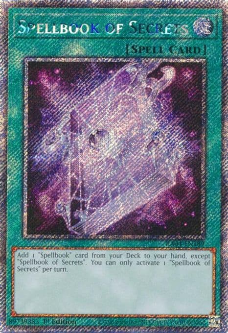 Spellbook of Secrets (Platinum Secret Rare)