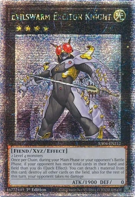 Evilswarm Exciton Knight (Quarter Century Secret Rare)