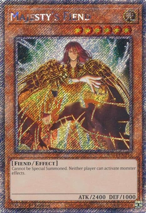 Majesty's Fiend (Platinum Secret Rare)