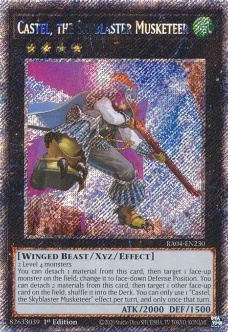 Castel, the Skyblaster Musketeer (Platinum Secret Rare)