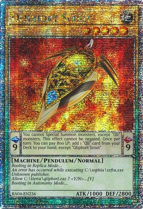 Qliphort Scout (Quarter Century Secret Rare)