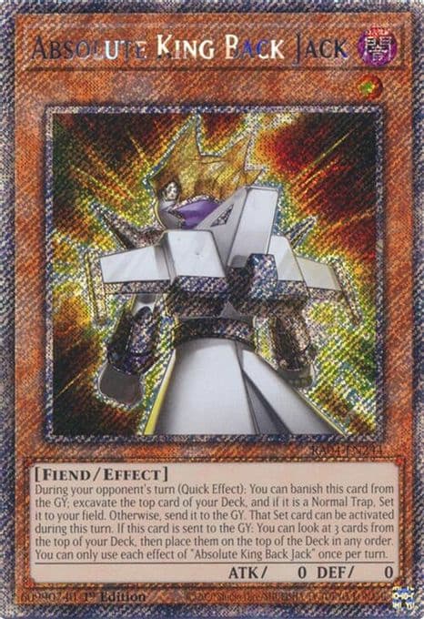 Absolute King Back Jack (Platinum Secret Rare)