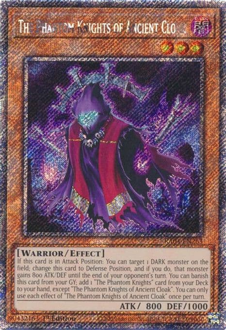 The Phantom Knights of Ancient Cloak (Platinum Secret Rare)