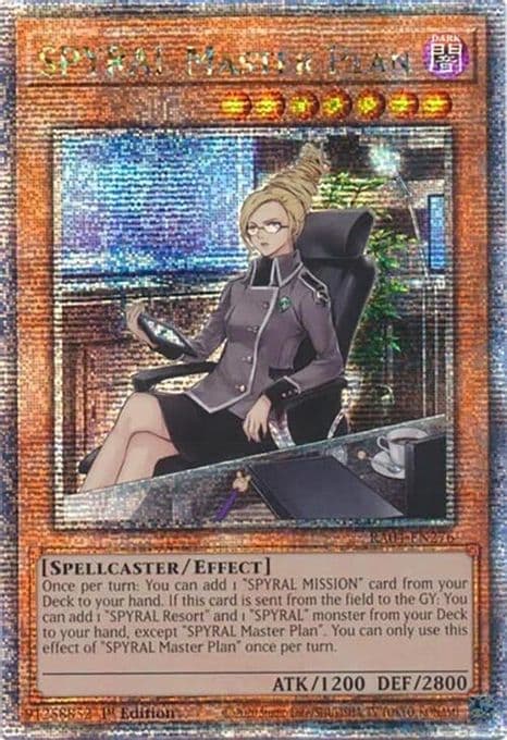 SPYRAL Master Plan (Quarter Century Secret Rare)