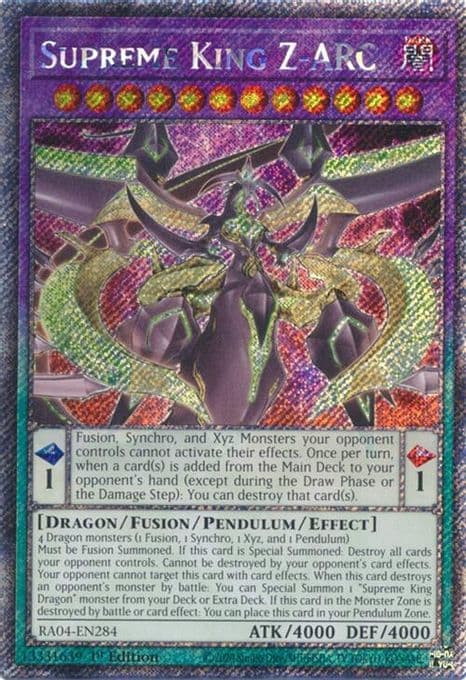 Supreme King Z-ARC (Platinum Secret Rare)