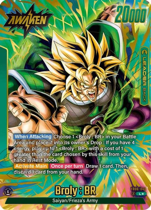 Broly : BR - FB06-048 (Alternate Art)