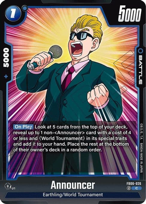 Announcer