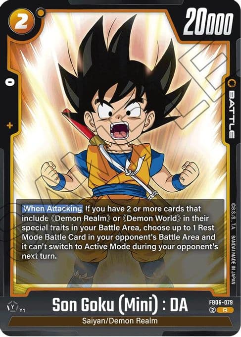 Son Goku (Mini) : DA - FB06-079