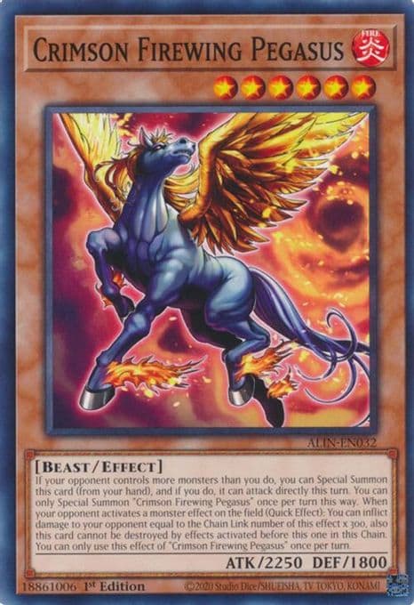 Crimson Firewing Pegasus