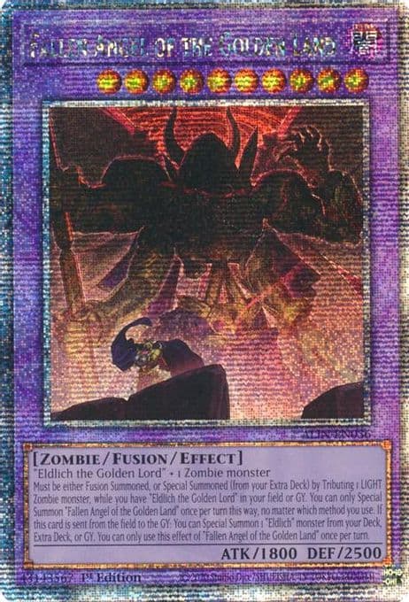 Fallen Angel of the Golden Land (Quarter Century Secret Rare)
