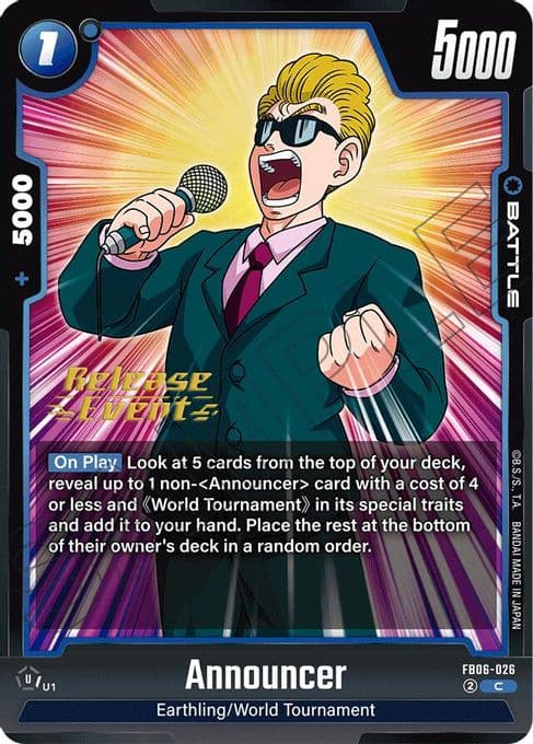 Announcer