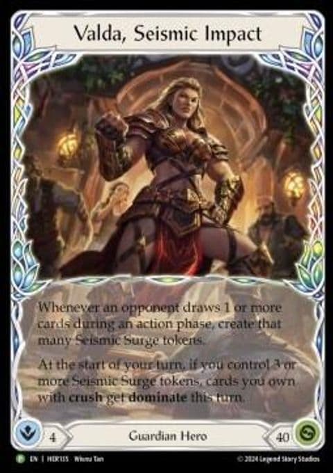 Valda, Seismic Impact - HER135