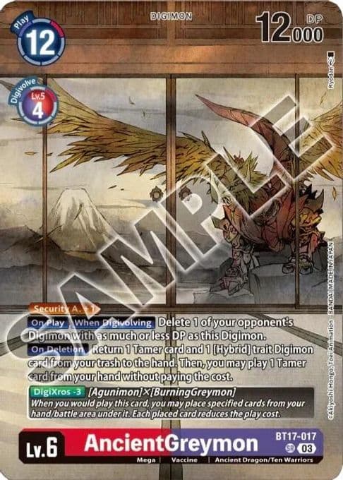 AncientGreymon (Tamer's Selection Box Ver. Championship 2024)