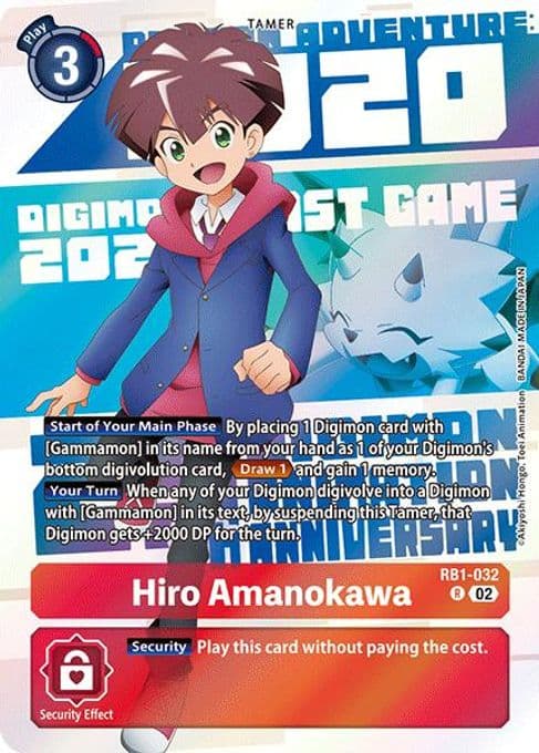 Hiro Amanokawa (Digimon Animation Series 25th Anniversary Set)