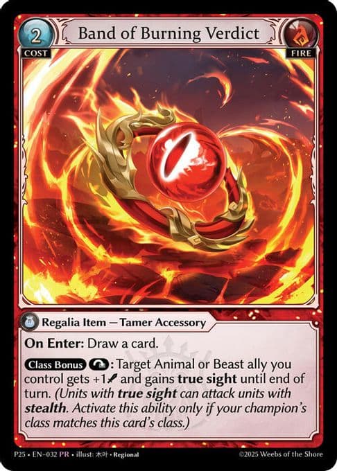 Band of Burning Verdict