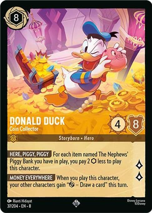 Donald Duck - Coin Collector