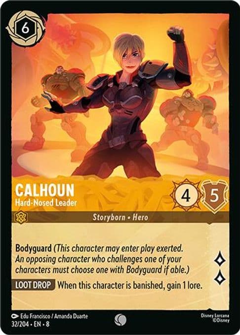 Calhoun - Hard-Nosed Leader
