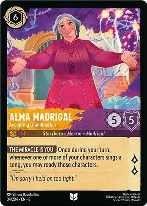 Alma Madrigal - Accepting Grandmother