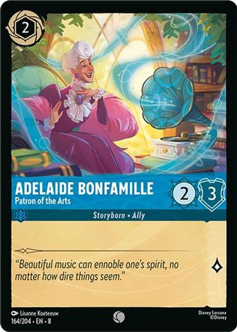 Adelaide Bonfamille - Patron of the Arts