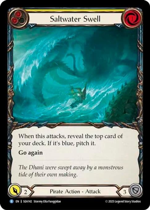 Saltwater Swell (Yellow)