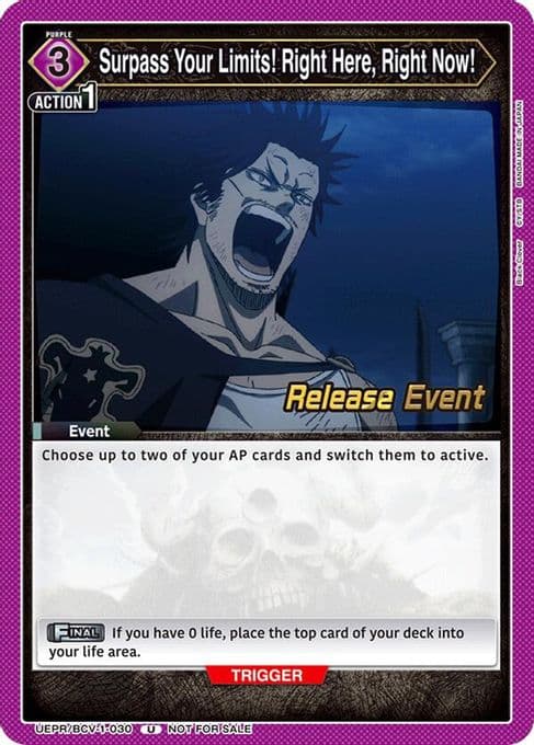 Surpass Your Limits! Right Here, Right Now!